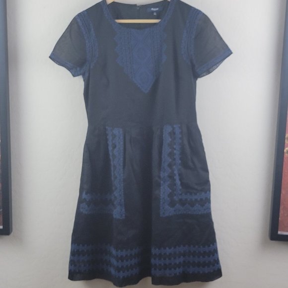 Madewell Fortune Embroidered dress - Picture 2 of 7